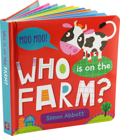 Who Is On The Farm - Board Book