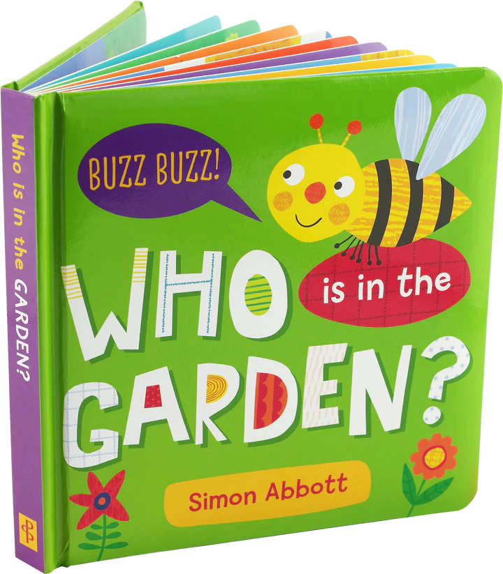 Who Is In The Garden - Board Book