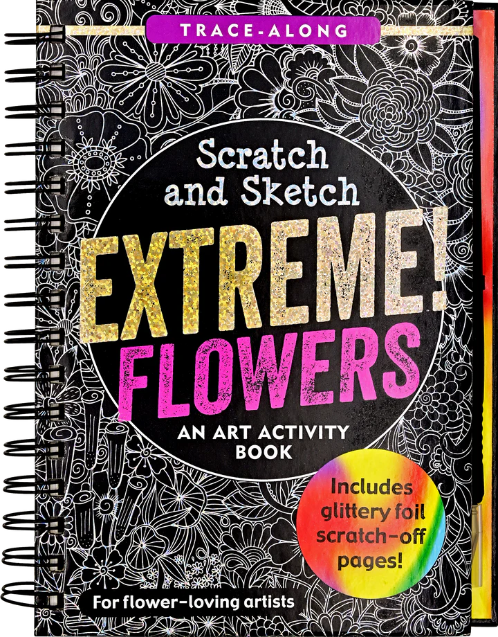 Extreme Scratch  &amp; Sketch - Flowers