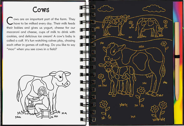 Scratch  &amp; Sketch - On The Farm