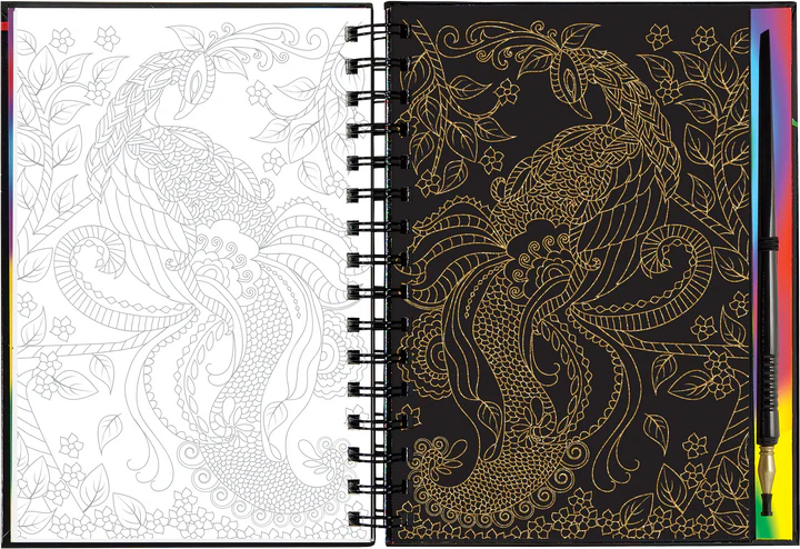 Extreme Scratch  &amp; Sketch - Birds