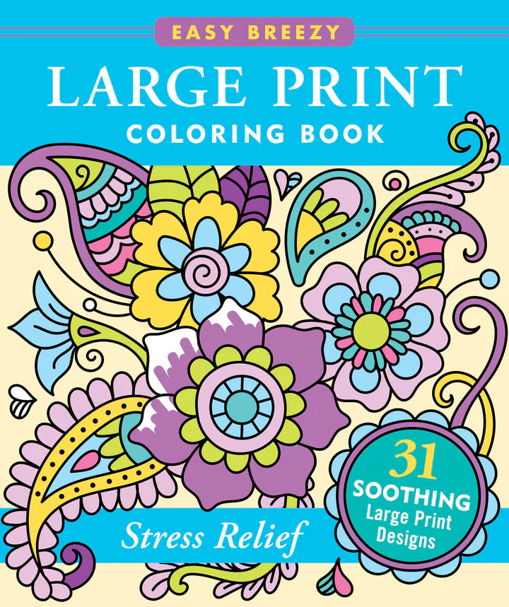 Color Book - Stress Relief Lg Print