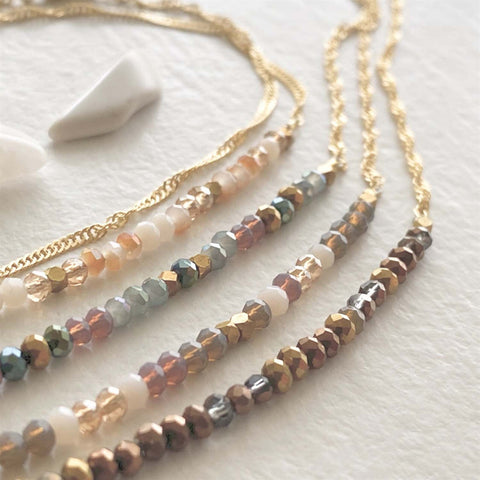 Diamond Dog Beaded Double Wrap | Anklet