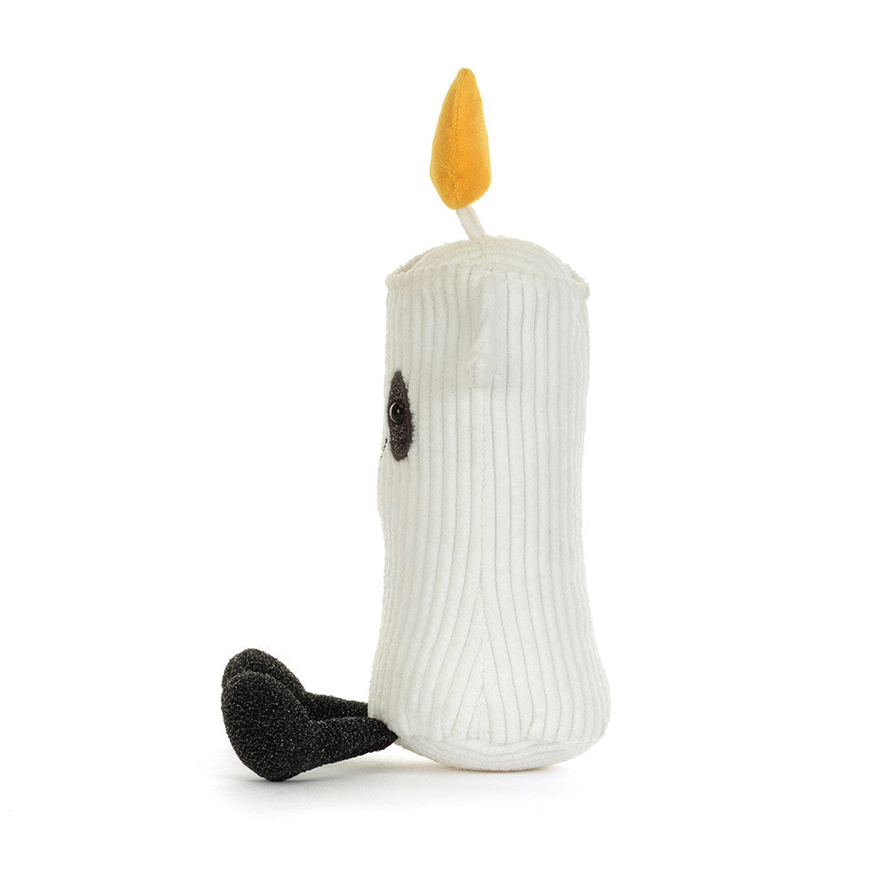 Jellycat Amuseables Flickerty Candle plush, detail view