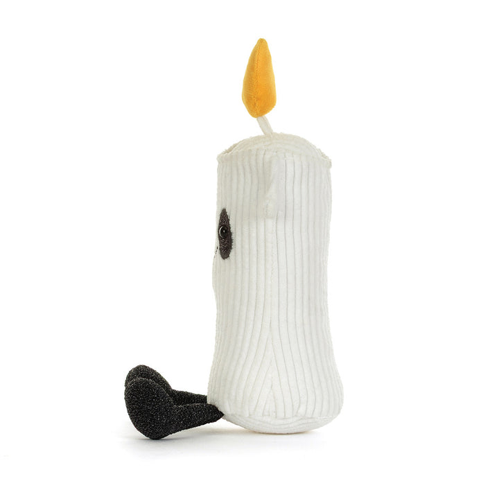 Jellycat Amuseables Flickerty Candle plush, detail view