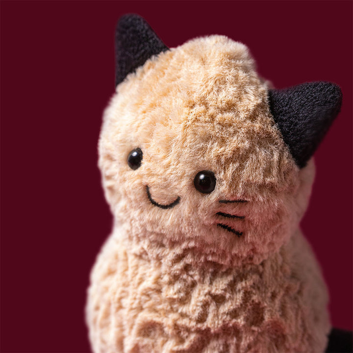 Jellycat Amuseables Peanut Cat plush, side view