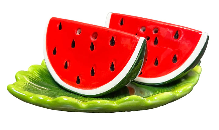 Watermelon Salt &amp; Pepper Shaker Set