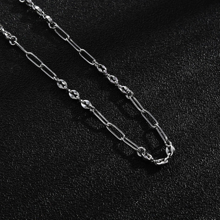 Amma Paper Clip &amp; Oval Beans | Necklace