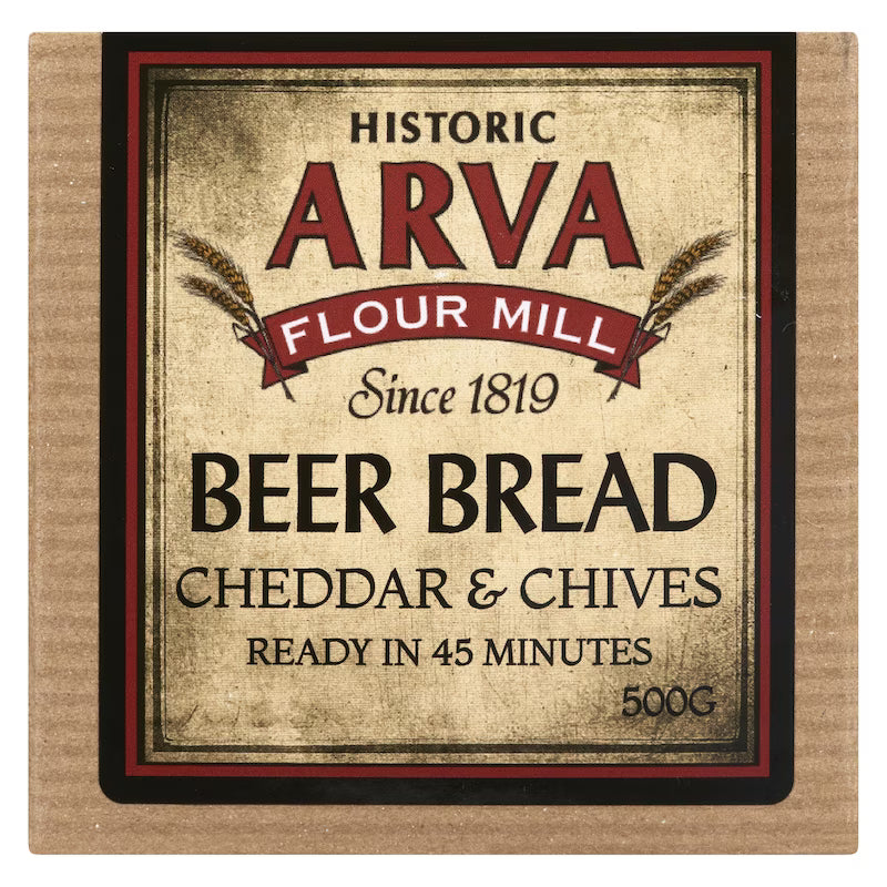 Beer Bread - Cheddar &amp; Chive | Arva Flour Mills