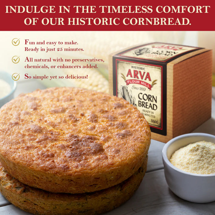 Corn Bread Mix | Arva Flour Mills