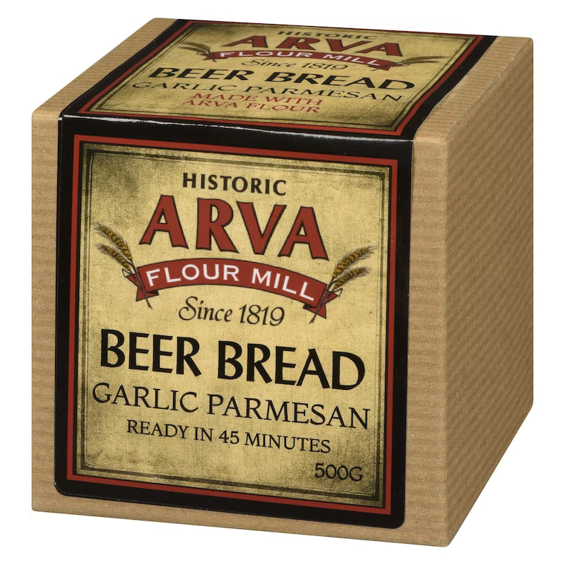 Beer Bread - Garlic Parmesan | Arva Flour Mills