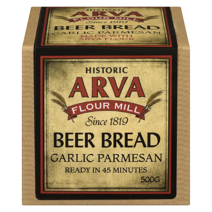 Beer Bread - Garlic Parmesan | Arva Flour Mills