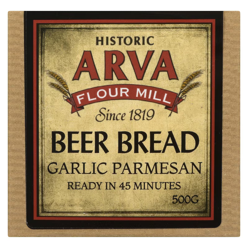Beer Bread - Garlic Parmesan | Arva Flour Mills