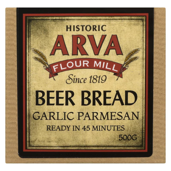 Beer Bread - Garlic Parmesan | Arva Flour Mills