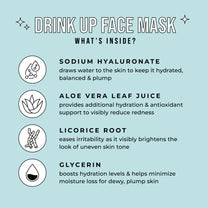 Drink Up Sheet Mask