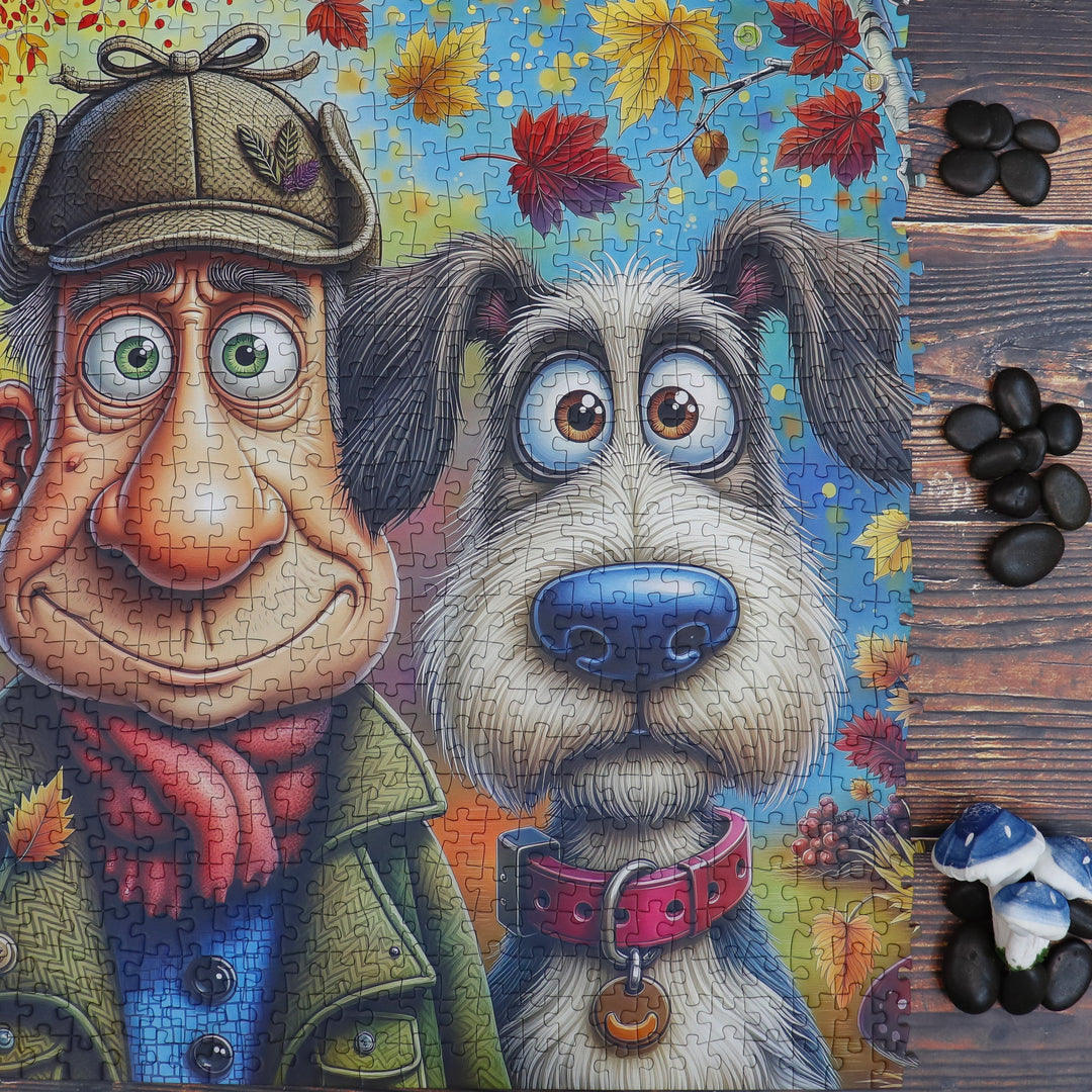 Behind the Tree 1000 piece Delfy puzzle