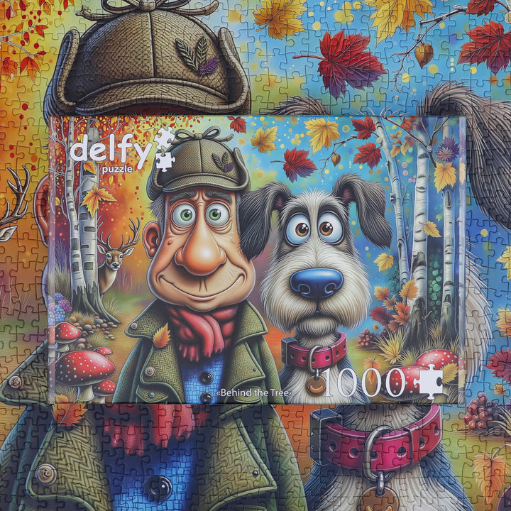 Behind the Tree 1000 piece Delfy puzzle