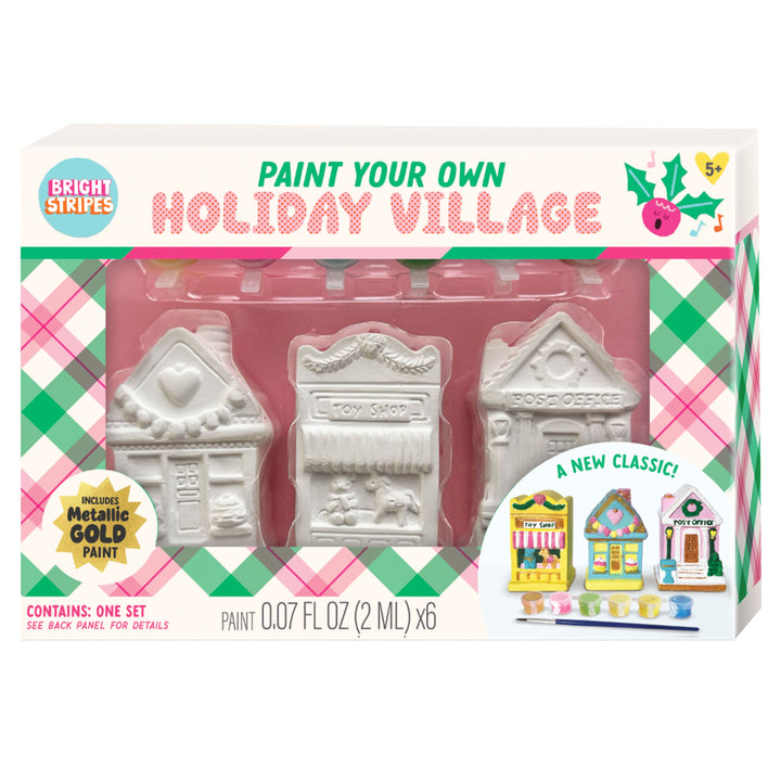 Paint Your Own Holiday Village