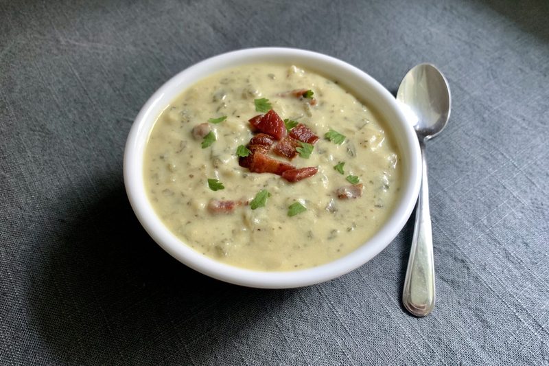 Bacon, Potato &amp; Leek Soup