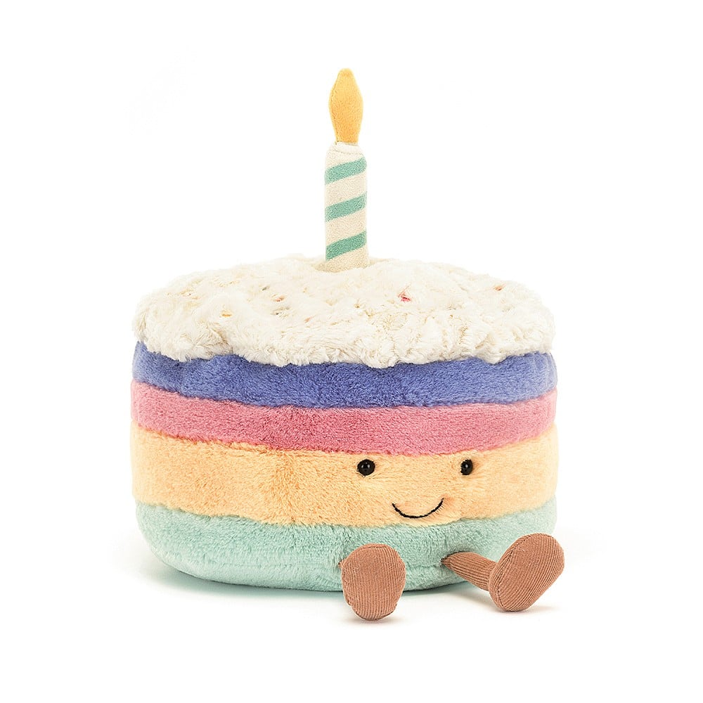 Amuseable Rainbow Birthday Cake | Jellycat