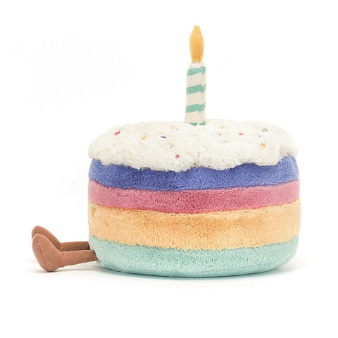 Amusable Rainbow Birthday Cake | Jellycat