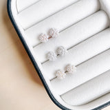 Beaded Pearl Studs