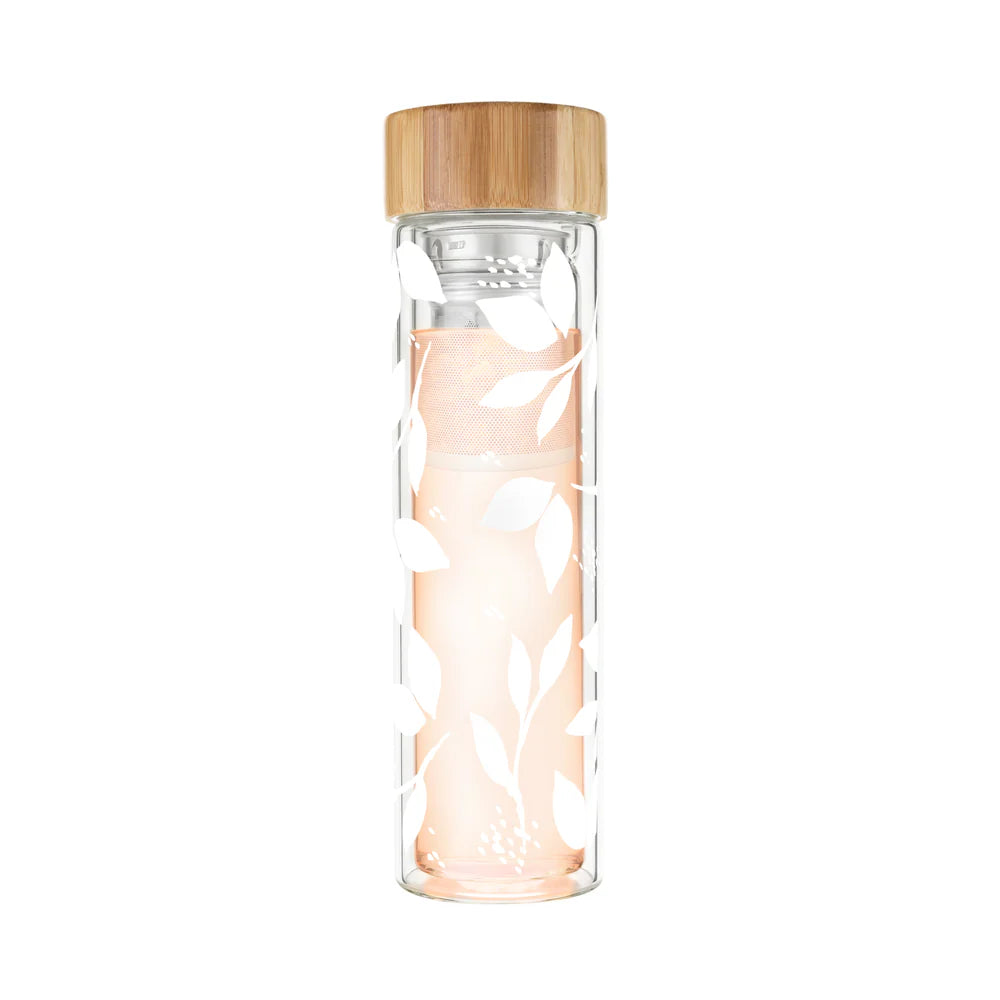 Blair™ White Leaves Travel Mug