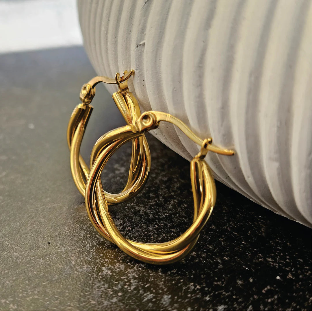 CARLOTA Gold Hoop | Earrings
