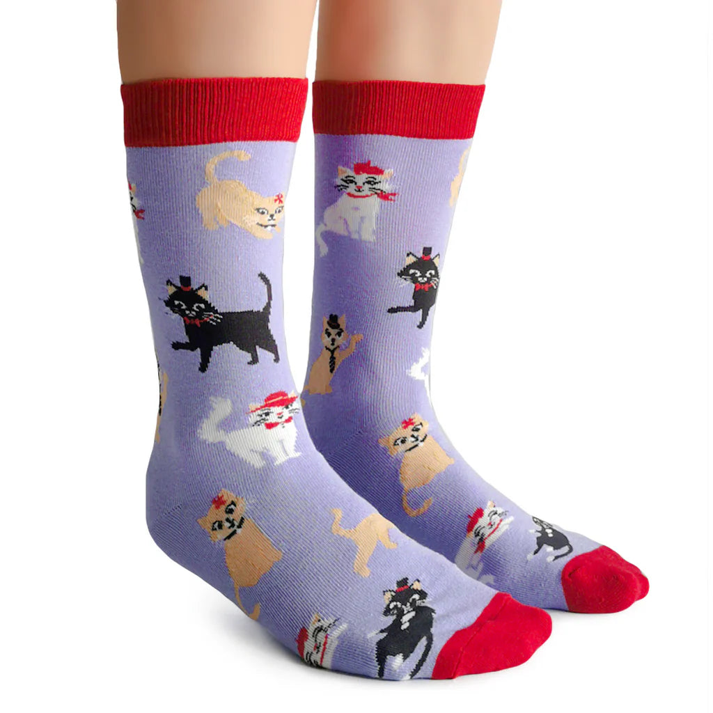 Cats in Hat | Womans Socks