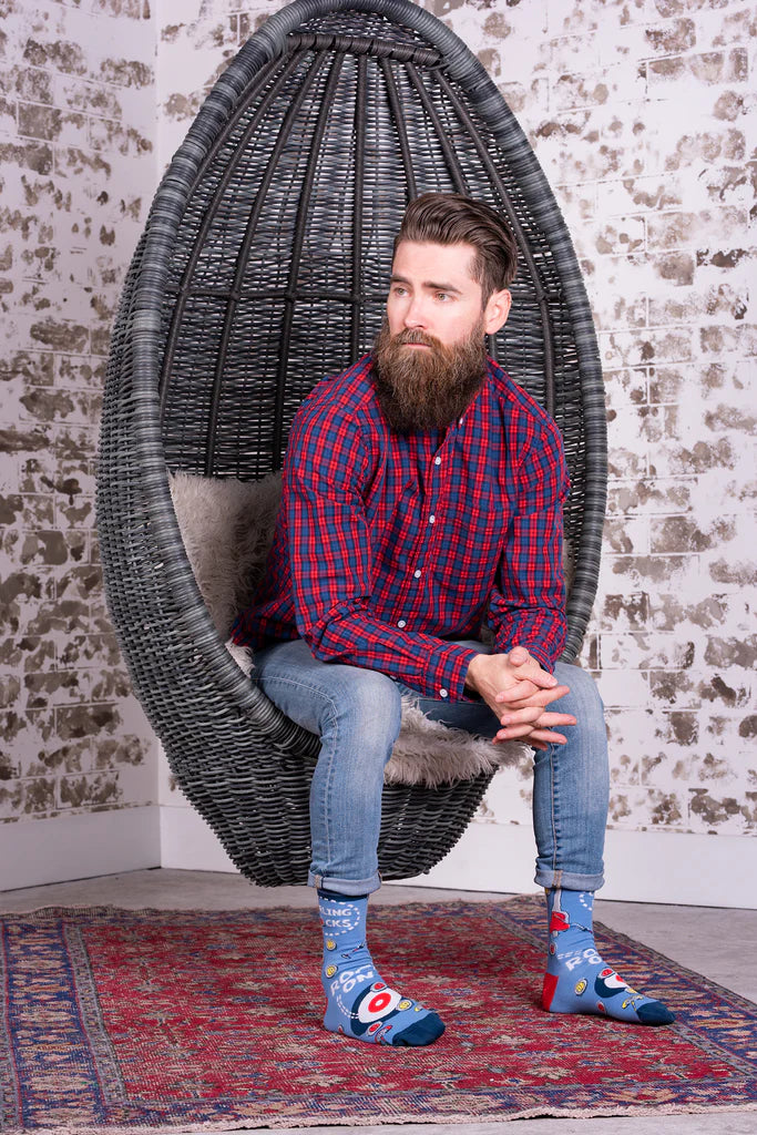 Curling Rocks | Mens Socks