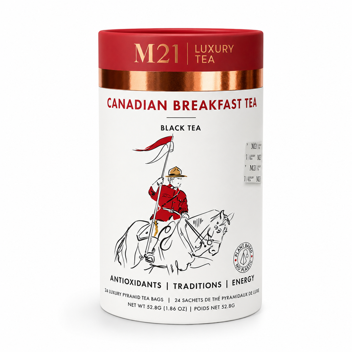 Canadian Breakfast Luxury Tea 24ct canister front