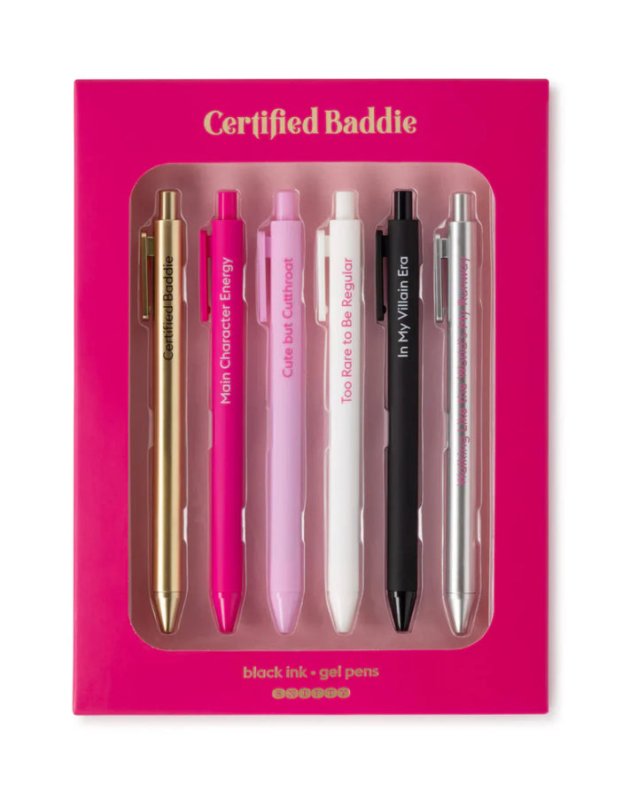 Certified Baddie Pen Set