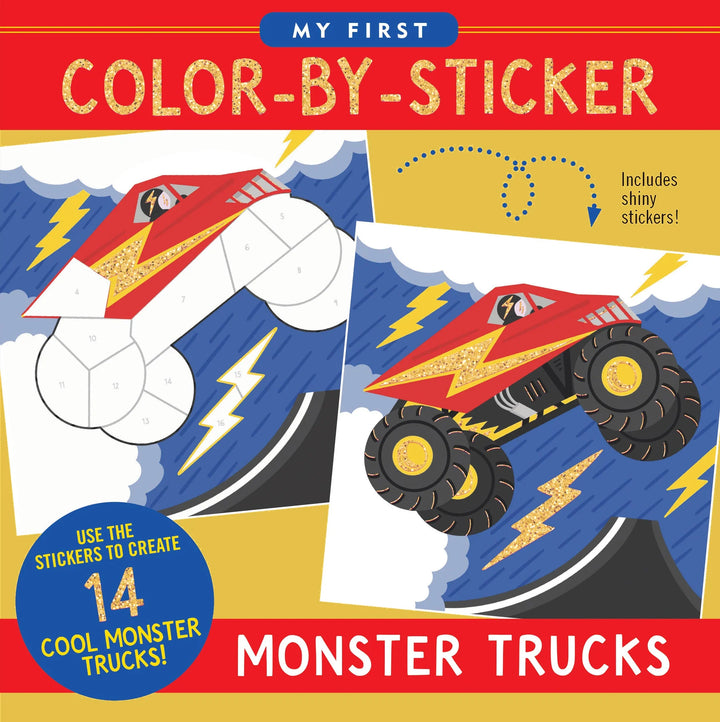 Color By Sticker - Monster Trucks