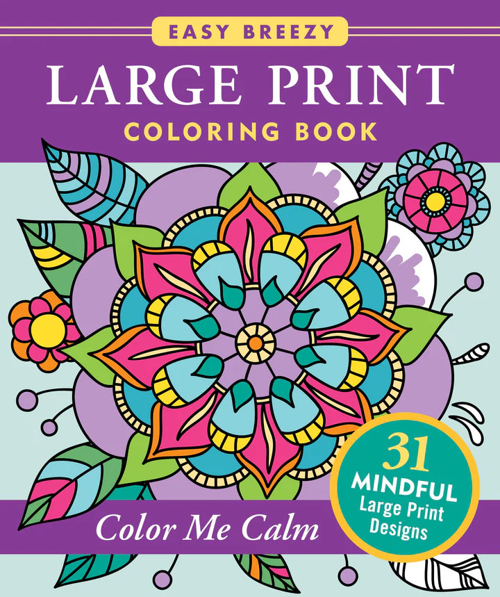 Color Book - Color Me Calm Lg Print