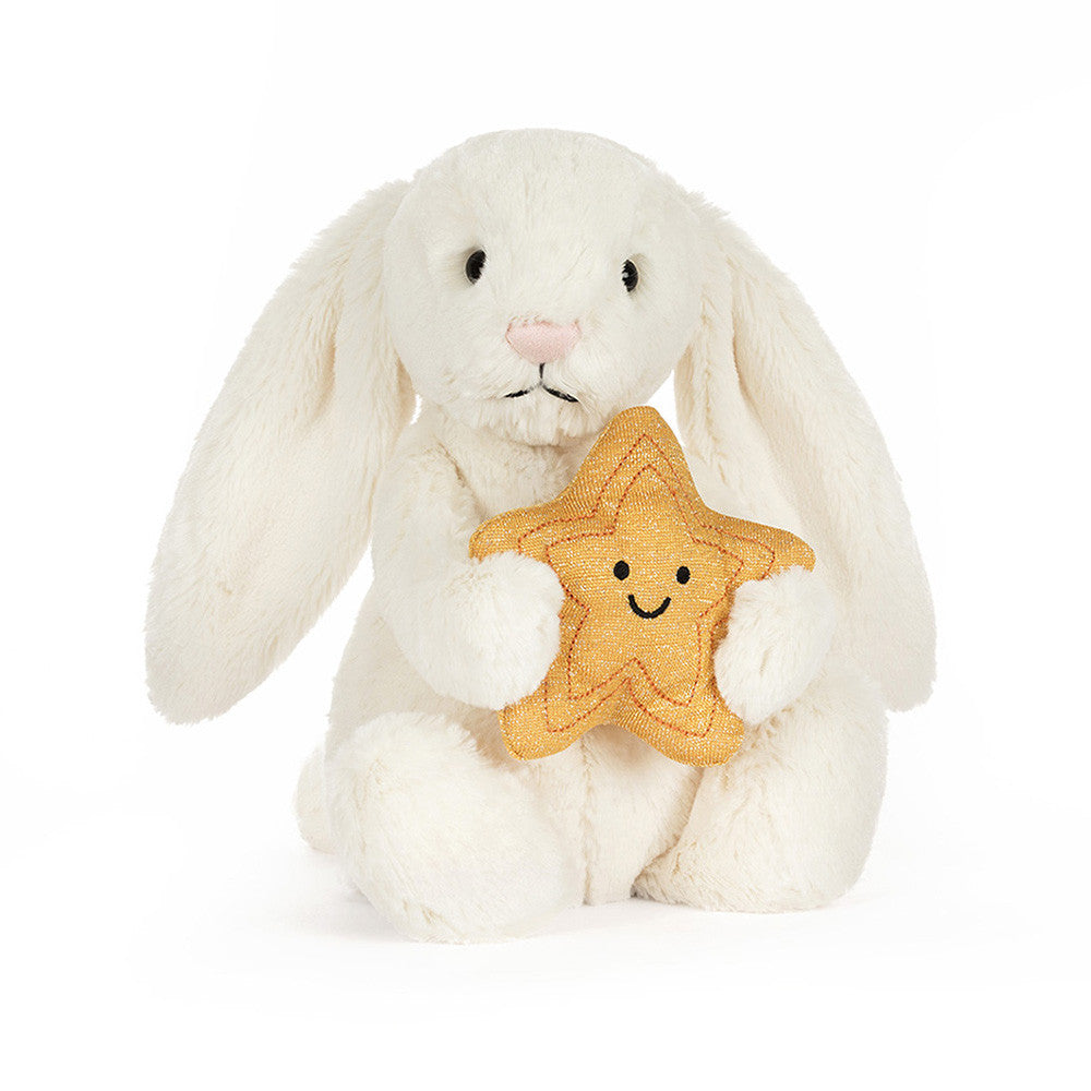 Cream Bunny With Star | Jellycat