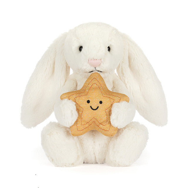 Cream Bunny With Star | Jellycat