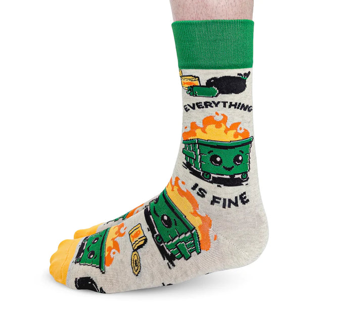 Dumpster Fire | Mens Socks