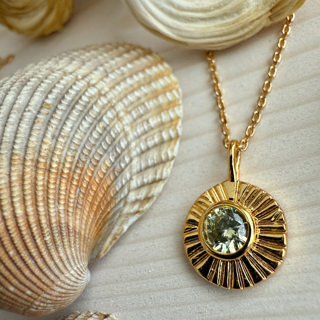 Damara Birthstone Charm | Necklace