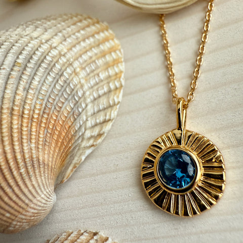 Damara Birthstone Charm | Necklace