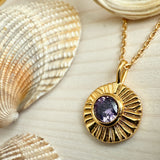 Damara Birthstone Charm | Necklace