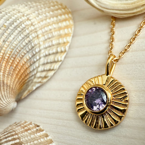 Damara Birthstone Charm | Necklace