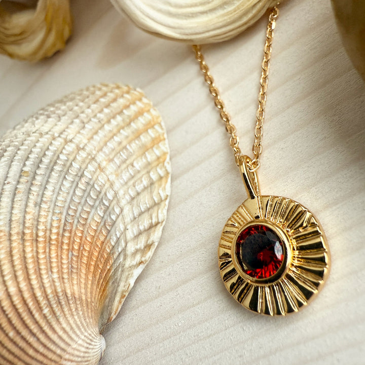 Damara Birthstone Charm | Necklace