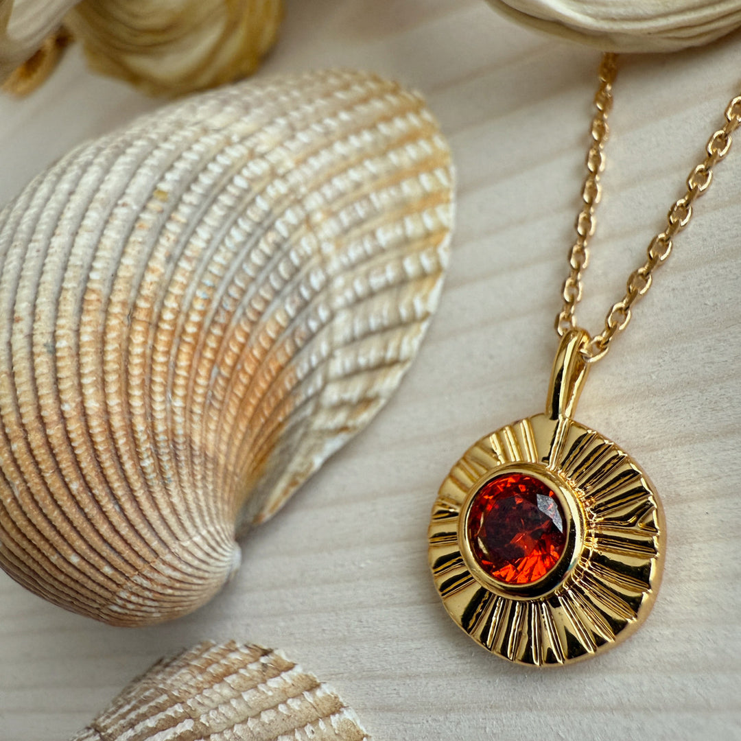 Damara Birthstone Charm | Necklace