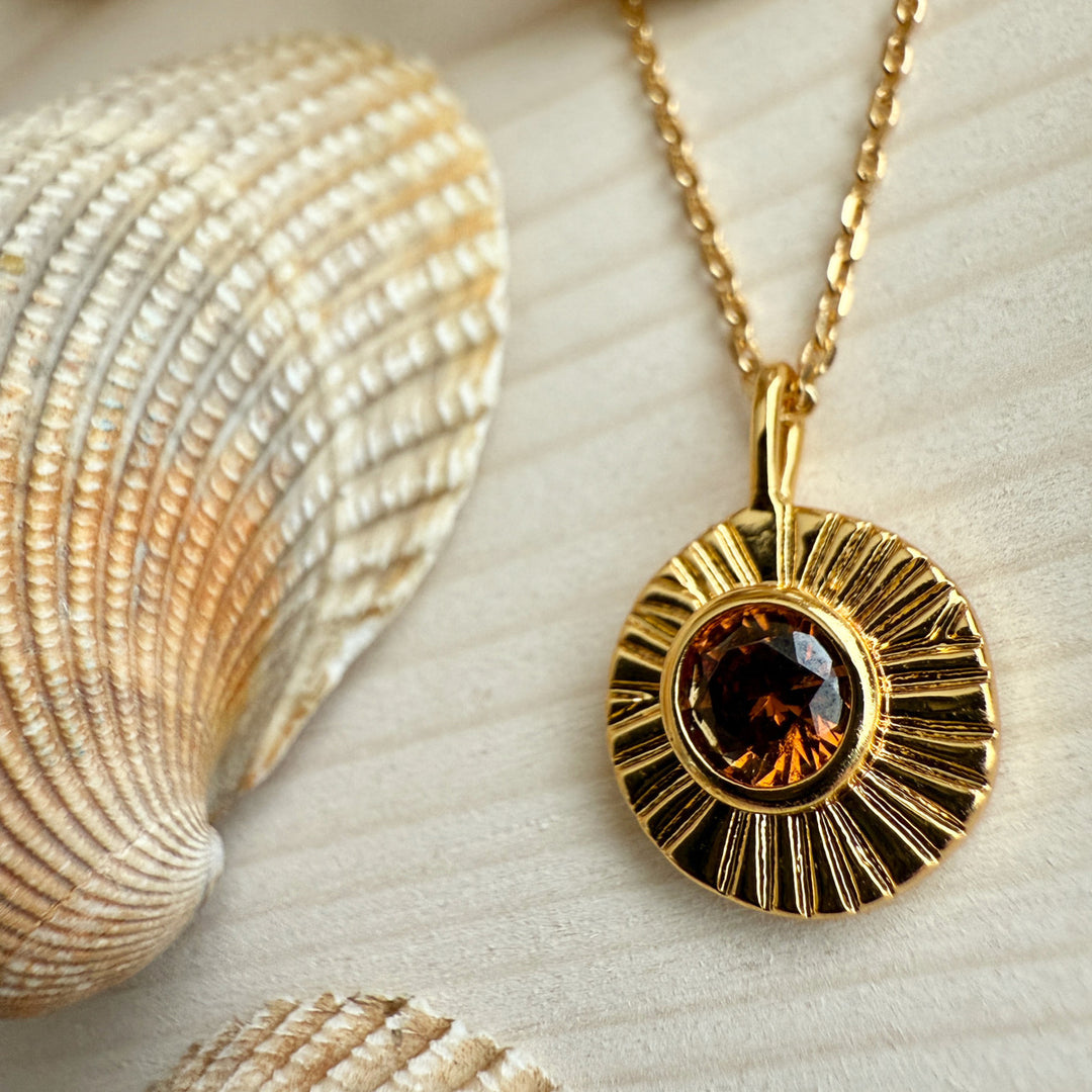 Damara Birthstone Charm | Necklace