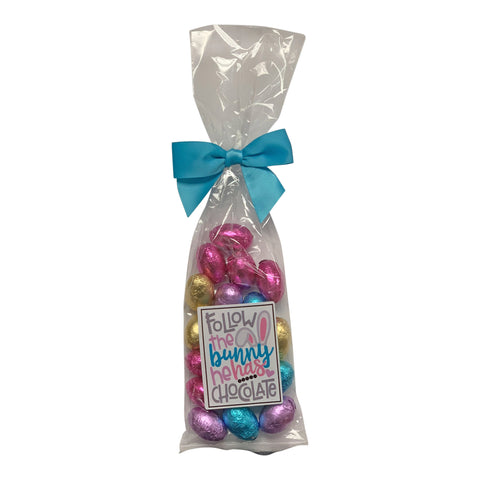 Milk Chocolate Easter Eggs Wrapped