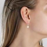 EILA pearl earrings silver-plated