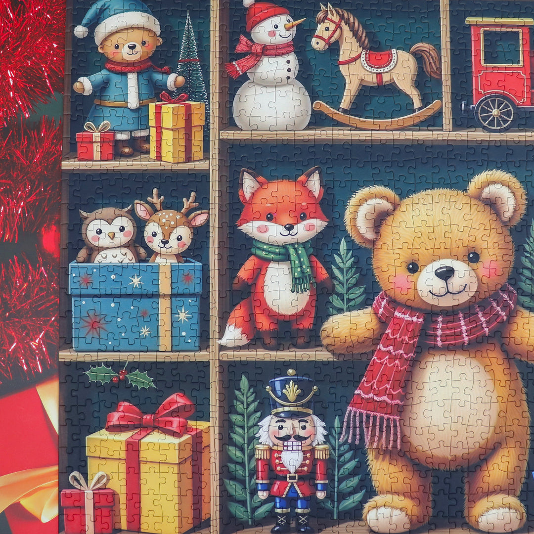 Festive Toy Display 1000 piece Delfy puzzle