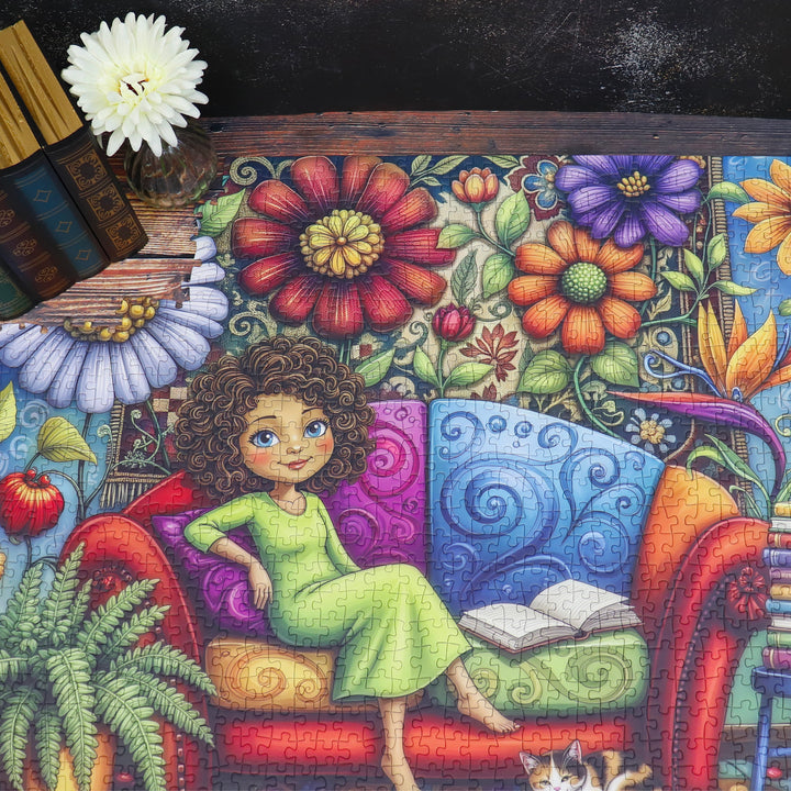Floral Dream Space 1000 piece Delfy puzzle