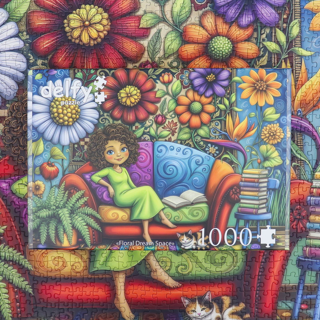 Floral Dream Space 1000 piece Delfy puzzle