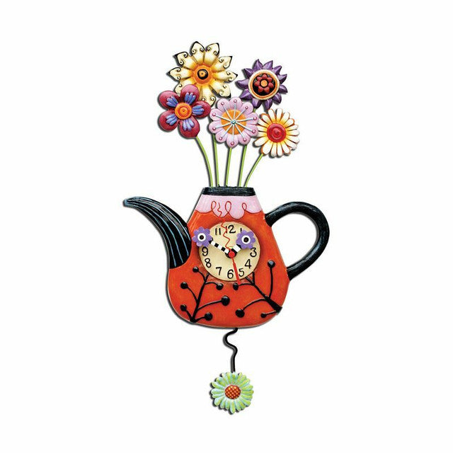Flower Tea Pot | Clock